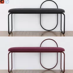 Bench Angui AYTM Denmark 3D model