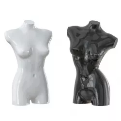 Black and white female mannequin 08 3D model