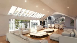 Blender Eevee Modern Mansion Low-poly  3D model