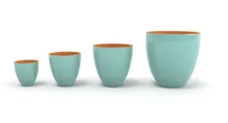 Blue pots 3D model