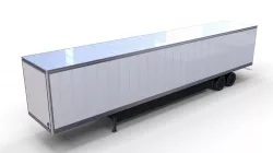 Box Semi Trailer 3D model