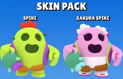 Brawl Stars Spike SKIN PACK 3D Model Collection