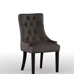 Brown Dining Chair 3D model