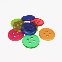 Buttons 3D model