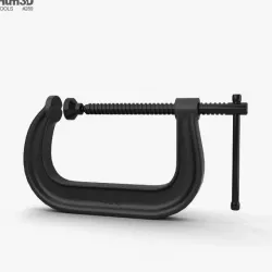 C Clamp 3D model