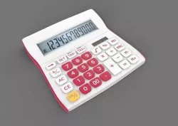 Calculator catiga ch-116 3D model