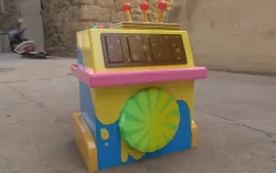 Candy Machine and Candy Table Low-poly  3D model