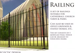 Cathedral Railing 3D model