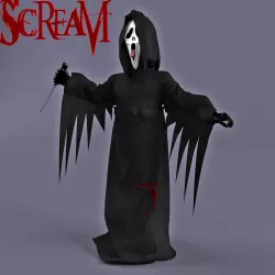 Character Ghost Face 3D model