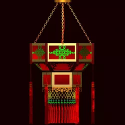Chinese Palace lantern 3D model