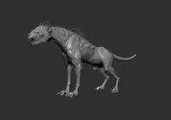 Chupacabra Demon Dog 3D model