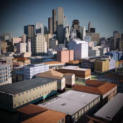 City 17 Low-poly  3D model