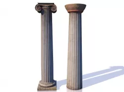 Classic Columns 3D model
