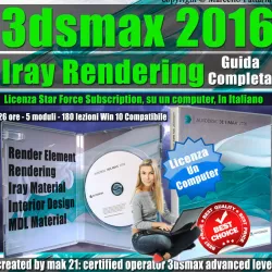 Corso 3ds max 2016 Iray Rendering Guida Completa Subscription 3D Model Collection