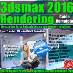 Corso 3ds max 2016 Rendering Guida Completa Subscription 3D Model Collection