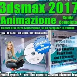Corso 3ds max 2017 Animazione Guida Completa un Computer 3D Model Collection