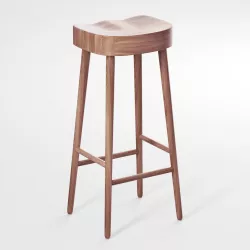 COX and COX Weathered Oak Counter Stool 3D model