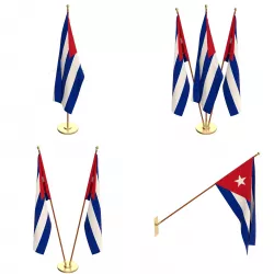 Cuba Flag Pack 3D model
