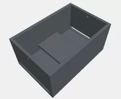 Darth Vader ANH Belt Box 1 to 1 Scale 3D model