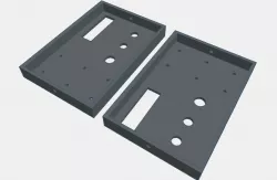 Darth Vader ANH Belt Box Tops 1 to 1 Scale 3D model