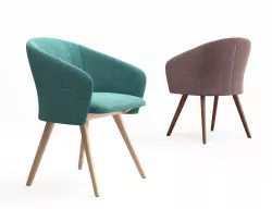 De La Espada Saia dining chair 3D model