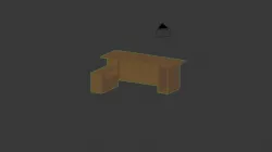 desk teacher 3D model