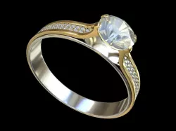 Diamond Ring 3D model