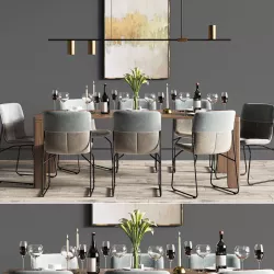 Dinning Set  3D model