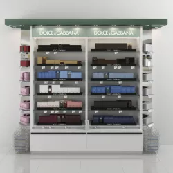 Dolce and Gabbana Perfume Shelving 3D model