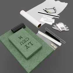 Drawing supplies 3D model
