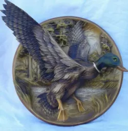 Duck round wall art 3d models for artcam and aspire 3D model