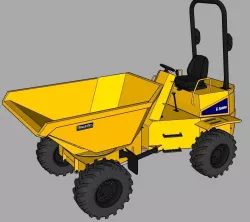 Dumper Thwaites 6t 3D model