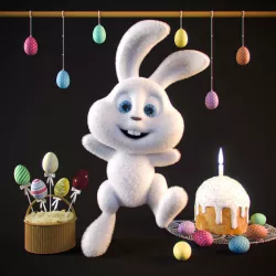 Easter 3D model