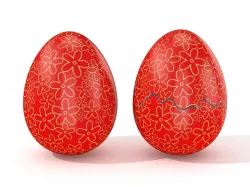 Easter Egg Cracked  N010 Low-poly  3D model