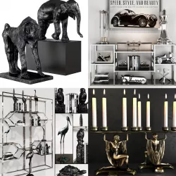 Eichholtz Accessories collection sets 3D model