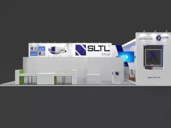 Exhibition stall 3d model 12x6mtr 3sides open SLTL Booth 3D model