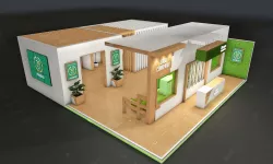 exhibition stand Vip 3D model