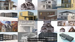 Exterior bundle 3D Model Collection