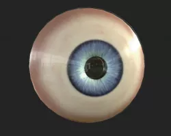 Eyeball Low-poly  3D model