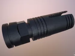 Flash Hider - Muzzle Suppresssor - Attachment - PBR Low-poly  3D model