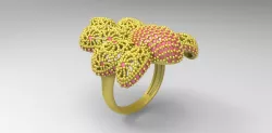 Flower Ring 3D model