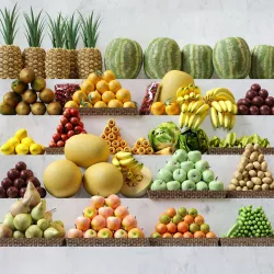 Fruit Set 3D model