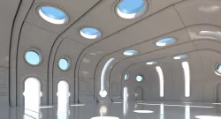 Futuristic Interior Scene 326 3D model