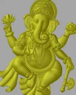 ganesh god 3D models for artcam and aspire 3D model