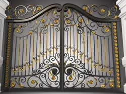 Gate and fence Metal Art 3D model