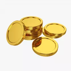 Gold coin 3D model