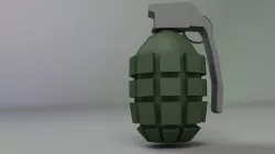 Grenade LP  Low-poly  3D model