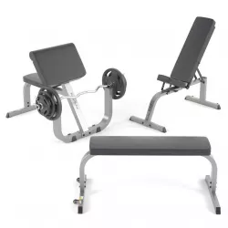 Gym benches from BodySolid 3D model
