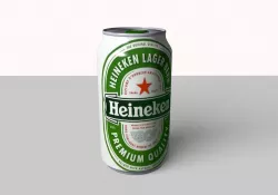Heineken Beer Can 3D model