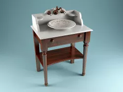 Herbeau  Bonne Maman Washstand 3D model